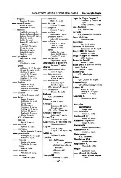 Bollettino delle opere moderne straniere acquistate dalle biblioteche pubbliche governative del Regno d'Italia