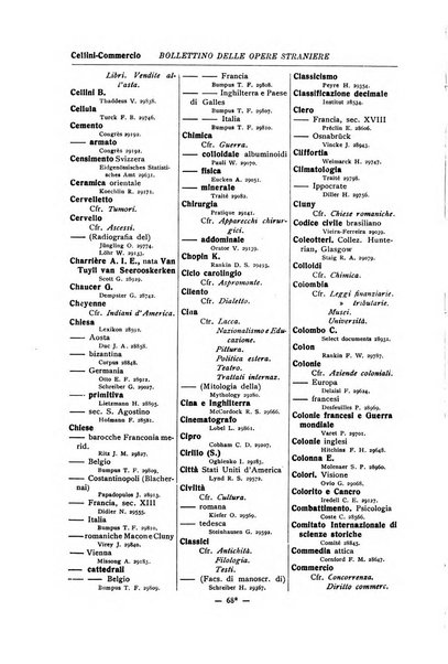 Bollettino delle opere moderne straniere acquistate dalle biblioteche pubbliche governative del Regno d'Italia