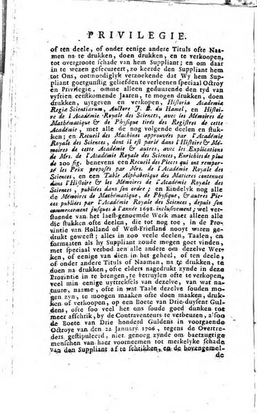 Histoire de l'Académie royale des sciences avec les Mémoires de mathematique & de physique, pour la même année, tires des registres de cette Académie.