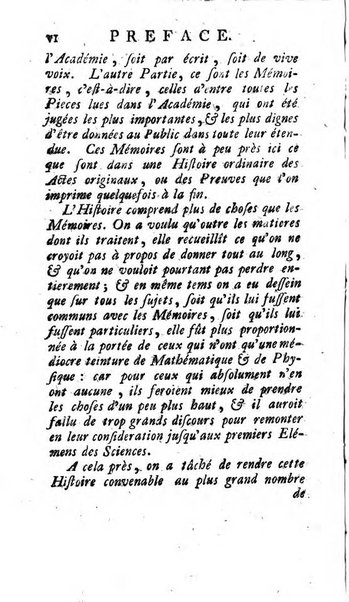 Histoire de l'Académie royale des sciences avec les Mémoires de mathematique & de physique, pour la même année, tires des registres de cette Académie.