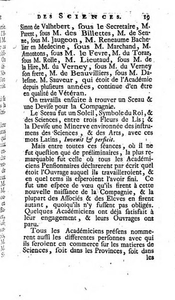 Histoire de l'Académie royale des sciences avec les Mémoires de mathematique & de physique, pour la même année, tires des registres de cette Académie.