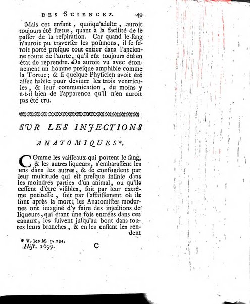 Histoire de l'Académie royale des sciences avec les Mémoires de mathematique & de physique, pour la même année, tires des registres de cette Académie.