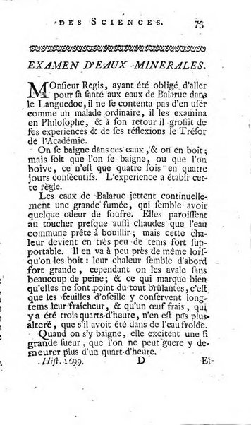 Histoire de l'Académie royale des sciences avec les Mémoires de mathematique & de physique, pour la même année, tires des registres de cette Académie.