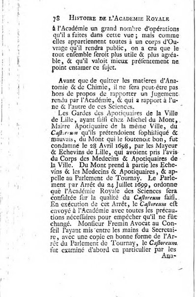 Histoire de l'Académie royale des sciences avec les Mémoires de mathematique & de physique, pour la même année, tires des registres de cette Académie.