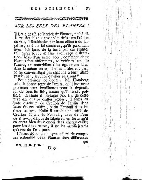 Histoire de l'Académie royale des sciences avec les Mémoires de mathematique & de physique, pour la même année, tires des registres de cette Académie.