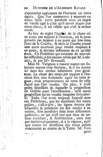 Histoire de l'Académie royale des sciences avec les Mémoires de mathematique & de physique, pour la même année, tires des registres de cette Académie.