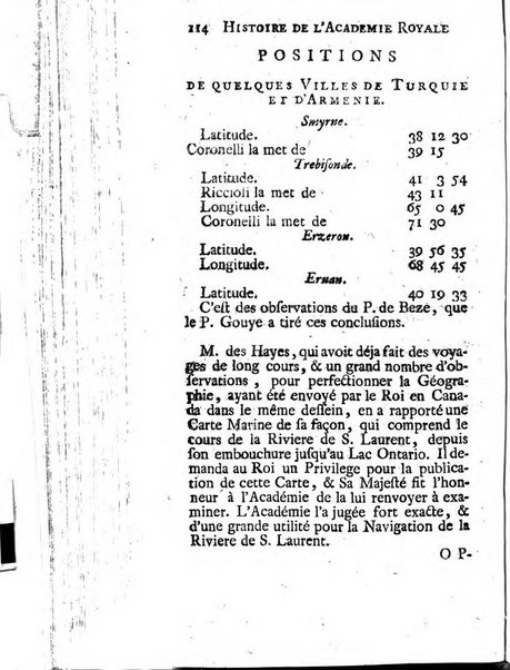 Histoire de l'Académie royale des sciences avec les Mémoires de mathematique & de physique, pour la même année, tires des registres de cette Académie.