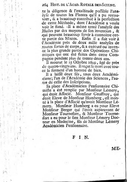 Histoire de l'Académie royale des sciences avec les Mémoires de mathematique & de physique, pour la même année, tires des registres de cette Académie.