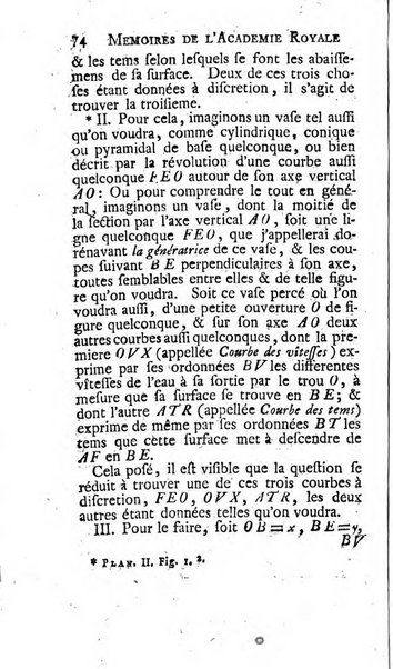 Histoire de l'Académie royale des sciences avec les Mémoires de mathematique & de physique, pour la même année, tires des registres de cette Académie.