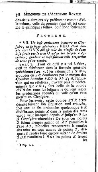 Histoire de l'Académie royale des sciences avec les Mémoires de mathematique & de physique, pour la même année, tires des registres de cette Académie.