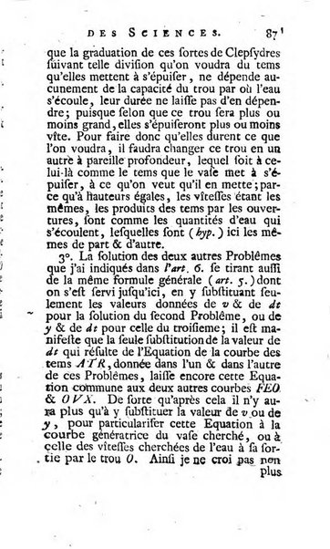 Histoire de l'Académie royale des sciences avec les Mémoires de mathematique & de physique, pour la même année, tires des registres de cette Académie.