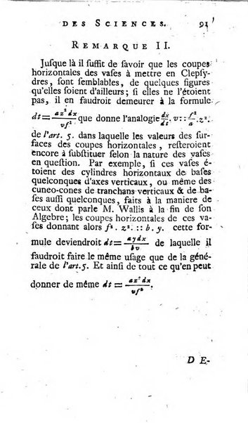 Histoire de l'Académie royale des sciences avec les Mémoires de mathematique & de physique, pour la même année, tires des registres de cette Académie.