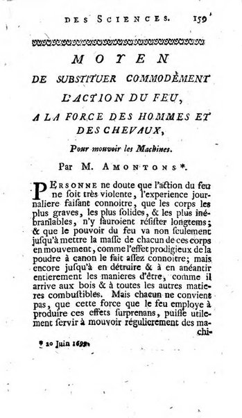 Histoire de l'Académie royale des sciences avec les Mémoires de mathematique & de physique, pour la même année, tires des registres de cette Académie.