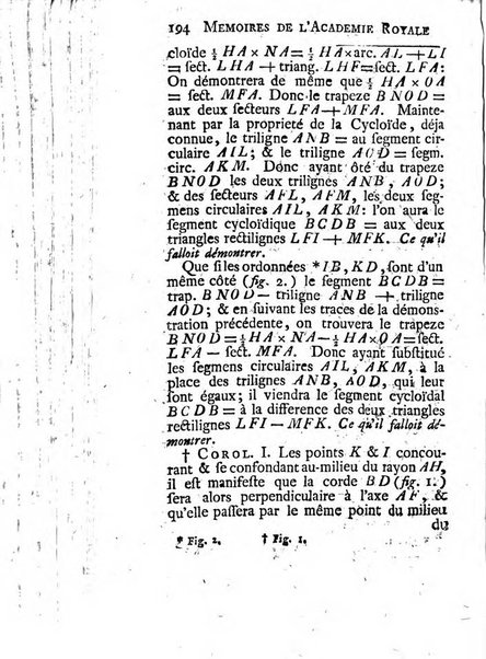 Histoire de l'Académie royale des sciences avec les Mémoires de mathematique & de physique, pour la même année, tires des registres de cette Académie.