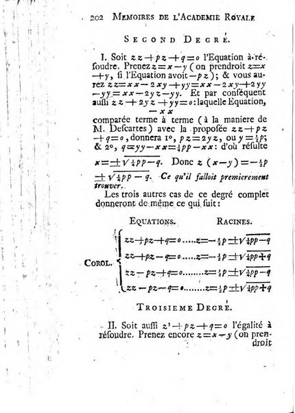 Histoire de l'Académie royale des sciences avec les Mémoires de mathematique & de physique, pour la même année, tires des registres de cette Académie.