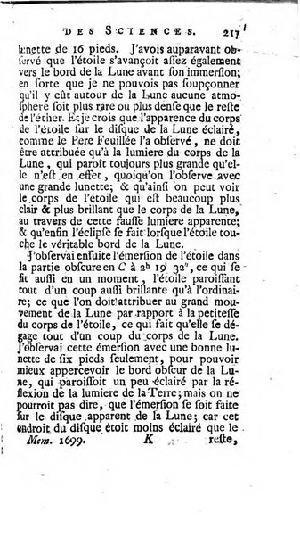 Histoire de l'Académie royale des sciences avec les Mémoires de mathematique & de physique, pour la même année, tires des registres de cette Académie.