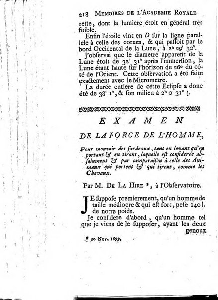 Histoire de l'Académie royale des sciences avec les Mémoires de mathematique & de physique, pour la même année, tires des registres de cette Académie.