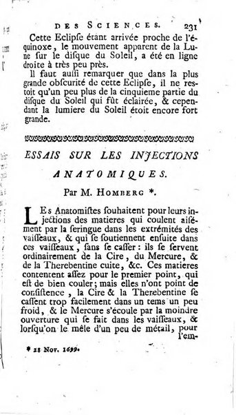 Histoire de l'Académie royale des sciences avec les Mémoires de mathematique & de physique, pour la même année, tires des registres de cette Académie.