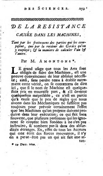 Histoire de l'Académie royale des sciences avec les Mémoires de mathematique & de physique, pour la même année, tires des registres de cette Académie.