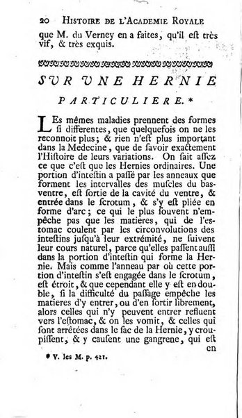 Histoire de l'Académie royale des sciences avec les Mémoires de mathematique & de physique, pour la même année, tires des registres de cette Académie.