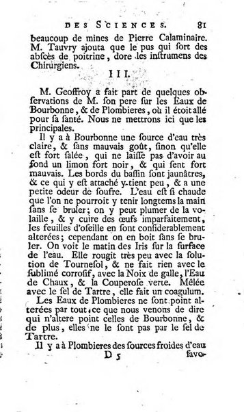 Histoire de l'Académie royale des sciences avec les Mémoires de mathematique & de physique, pour la même année, tires des registres de cette Académie.