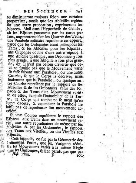 Histoire de l'Académie royale des sciences avec les Mémoires de mathematique & de physique, pour la même année, tires des registres de cette Académie.