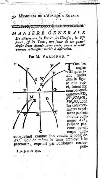 Histoire de l'Académie royale des sciences avec les Mémoires de mathematique & de physique, pour la même année, tires des registres de cette Académie.