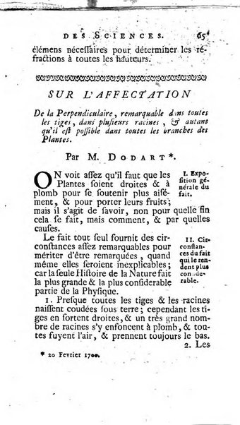 Histoire de l'Académie royale des sciences avec les Mémoires de mathematique & de physique, pour la même année, tires des registres de cette Académie.