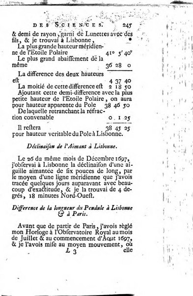 Histoire de l'Académie royale des sciences avec les Mémoires de mathematique & de physique, pour la même année, tires des registres de cette Académie.