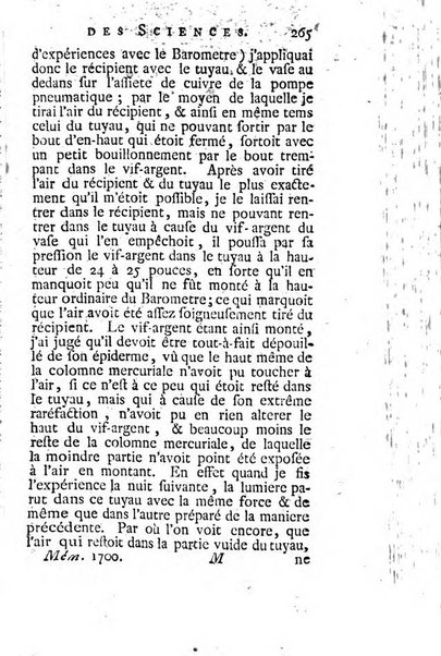 Histoire de l'Académie royale des sciences avec les Mémoires de mathematique & de physique, pour la même année, tires des registres de cette Académie.