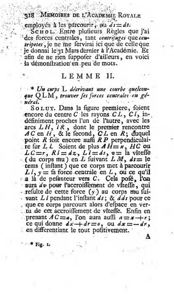 Histoire de l'Académie royale des sciences avec les Mémoires de mathematique & de physique, pour la même année, tires des registres de cette Académie.