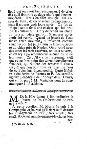 Histoire de l'Académie royale des sciences avec les Mémoires de mathematique & de physique, pour la même année, tires des registres de cette Académie.