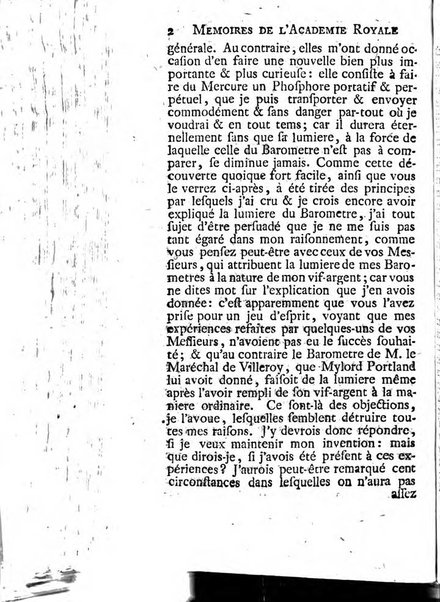 Histoire de l'Académie royale des sciences avec les Mémoires de mathematique & de physique, pour la même année, tires des registres de cette Académie.