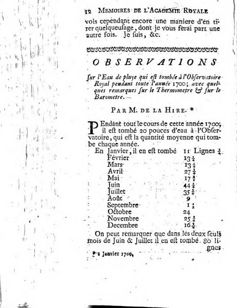 Histoire de l'Académie royale des sciences avec les Mémoires de mathematique & de physique, pour la même année, tires des registres de cette Académie.