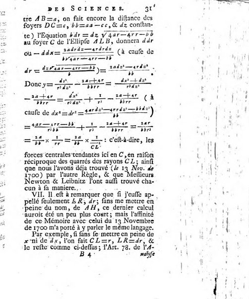 Histoire de l'Académie royale des sciences avec les Mémoires de mathematique & de physique, pour la même année, tires des registres de cette Académie.