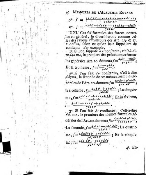 Histoire de l'Académie royale des sciences avec les Mémoires de mathematique & de physique, pour la même année, tires des registres de cette Académie.