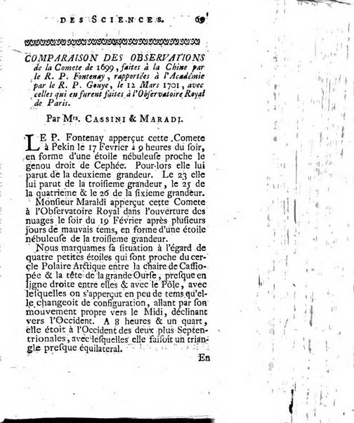 Histoire de l'Académie royale des sciences avec les Mémoires de mathematique & de physique, pour la même année, tires des registres de cette Académie.