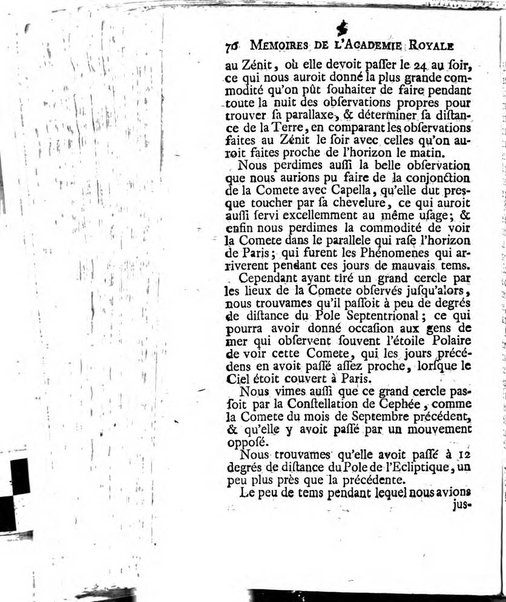 Histoire de l'Académie royale des sciences avec les Mémoires de mathematique & de physique, pour la même année, tires des registres de cette Académie.