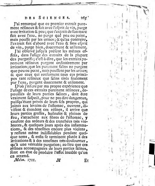 Histoire de l'Académie royale des sciences avec les Mémoires de mathematique & de physique, pour la même année, tires des registres de cette Académie.