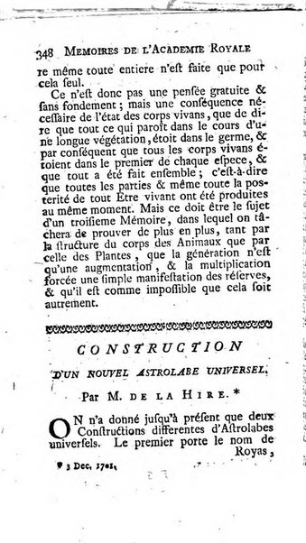 Histoire de l'Académie royale des sciences avec les Mémoires de mathematique & de physique, pour la même année, tires des registres de cette Académie.