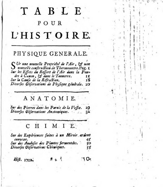 Histoire de l'Académie royale des sciences avec les Mémoires de mathematique & de physique, pour la même année, tires des registres de cette Académie.