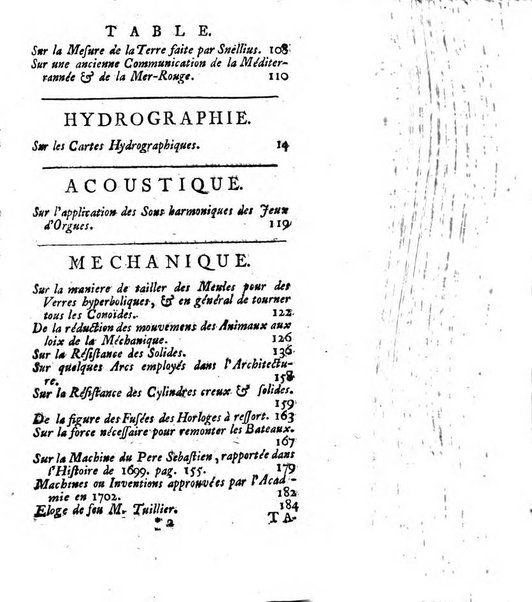 Histoire de l'Académie royale des sciences avec les Mémoires de mathematique & de physique, pour la même année, tires des registres de cette Académie.