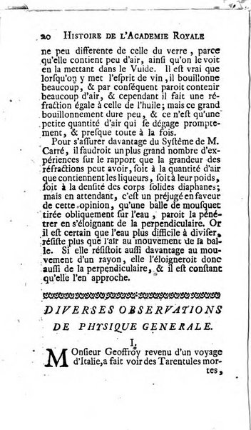 Histoire de l'Académie royale des sciences avec les Mémoires de mathematique & de physique, pour la même année, tires des registres de cette Académie.