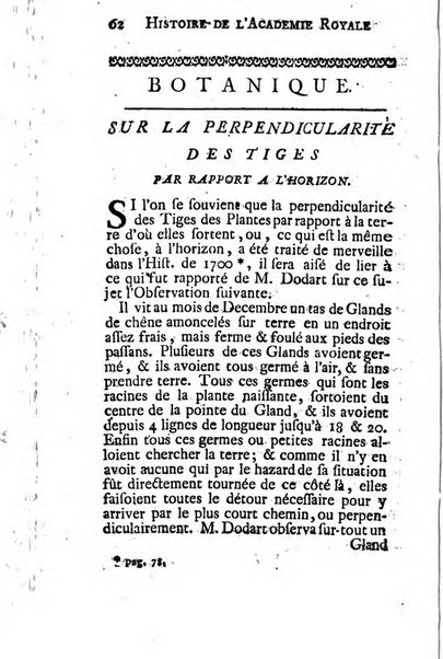 Histoire de l'Académie royale des sciences avec les Mémoires de mathematique & de physique, pour la même année, tires des registres de cette Académie.