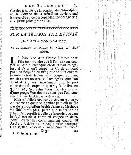 Histoire de l'Académie royale des sciences avec les Mémoires de mathematique & de physique, pour la même année, tires des registres de cette Académie.