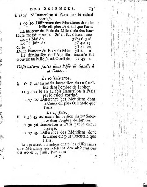 Histoire de l'Académie royale des sciences avec les Mémoires de mathematique & de physique, pour la même année, tires des registres de cette Académie.