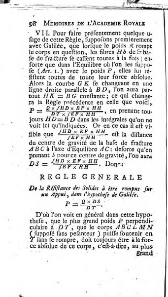 Histoire de l'Académie royale des sciences avec les Mémoires de mathematique & de physique, pour la même année, tires des registres de cette Académie.