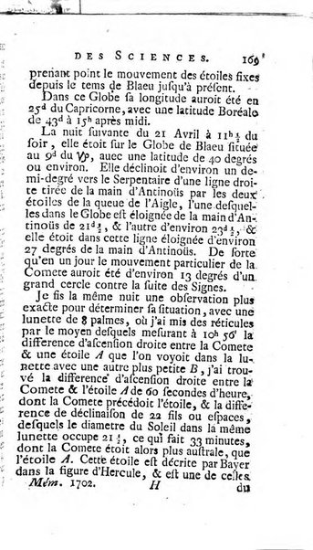 Histoire de l'Académie royale des sciences avec les Mémoires de mathematique & de physique, pour la même année, tires des registres de cette Académie.