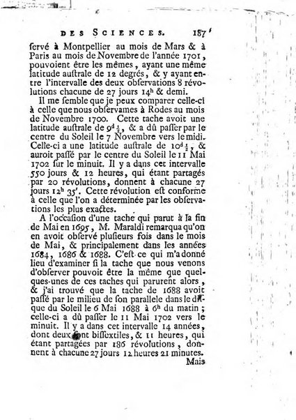 Histoire de l'Académie royale des sciences avec les Mémoires de mathematique & de physique, pour la même année, tires des registres de cette Académie.