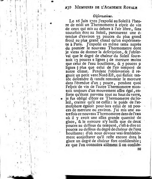 Histoire de l'Académie royale des sciences avec les Mémoires de mathematique & de physique, pour la même année, tires des registres de cette Académie.